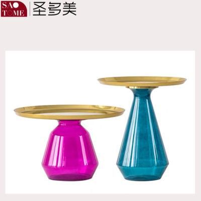 Modern Hot Selling Living Room Furniture Hand Blown Glass Tea Table