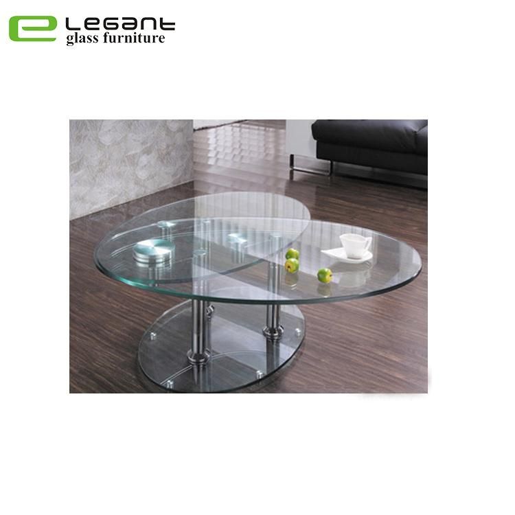 Stock Extension Tempered Glass Coffee Table