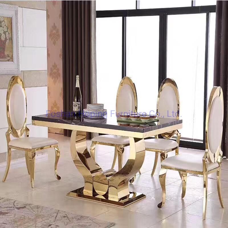 Post-Modern Light Luxury Living Room Chairs Dining Room Glass Dining Table Chair Set Clear Tempered Glass Desk Modern Home Furniture