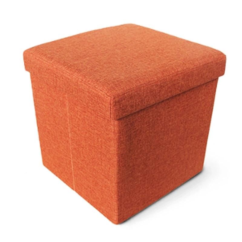 Customized Modern Hot Sell Foldable Storage Linen Ottoman