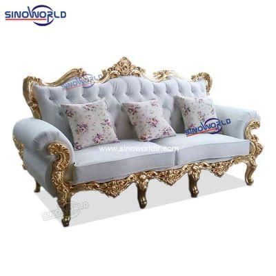 Classic Wooden American Furniture Living Room Home Chesterifeid Velvet Fabric Sofa