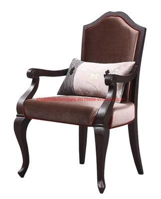 Hotel Lobby Solid Wood Cafe Chinese Style Living Room Chair