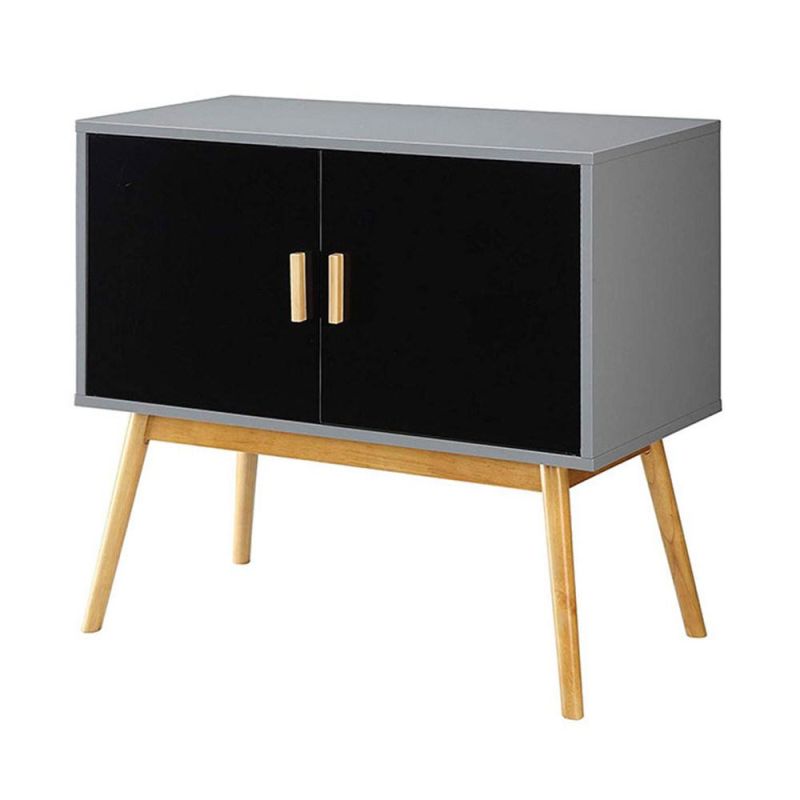 Wooden Storage Console Living Room Furniture Sideboard Modern Design with Two Doors