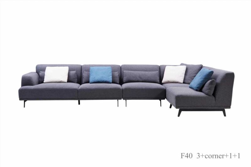 PF40 3 Seater with Armrest Leather Sofa in Home and Hotel