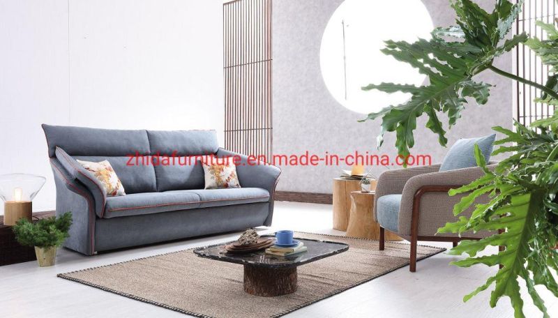 Home Furniture Modern Sofa Wing Shape Armrest Living Room Sofa