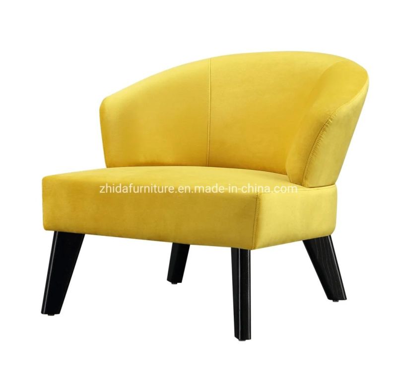 Modern Classic Style Hotel Chair with Wood Leg