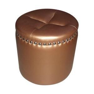 Modern Leather Stool Leather Ottoman (OTM-02)