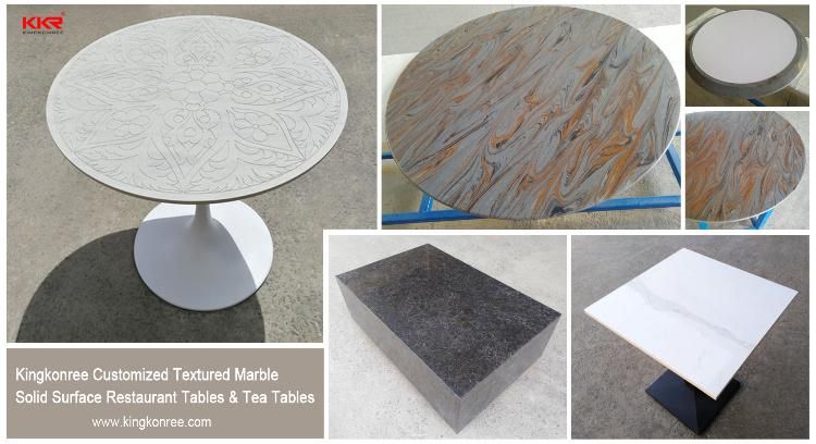 Commercial Table Top Solid Surface Bar Table