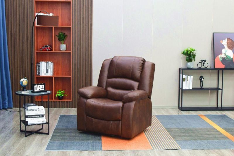 Jky Furniture Living Room Single Seat Air Leather Power Electric Riser Lift Assist Recliner Chair with 8 Points Massage Function for Elderly