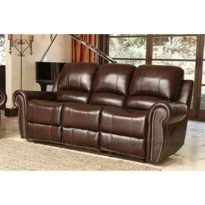 Modern Sofa with Top-Grain Leather Sofa