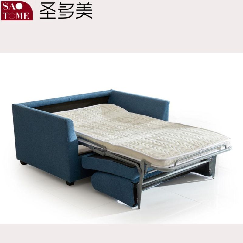 Modern Fabric Iron Frame Foldable Sofa Bed