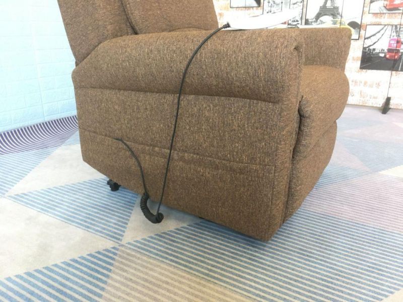 Jky Furniture Fabric Power Electric Lift Chair with Heating and Massage Function