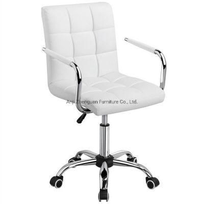 Office Chair Adjustable MID Back Vinyl Seat with Arm(ZG17-069)