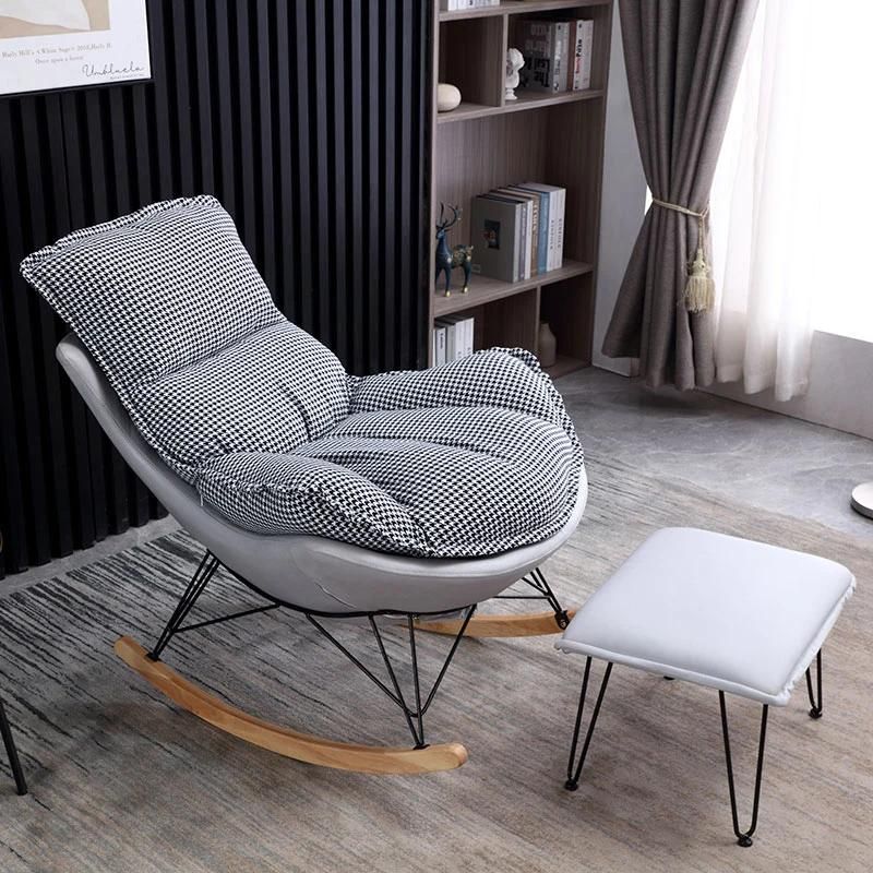 95 L 68 W 88 H Microfiber Cloth Single Casual Shaking Sofa Chair