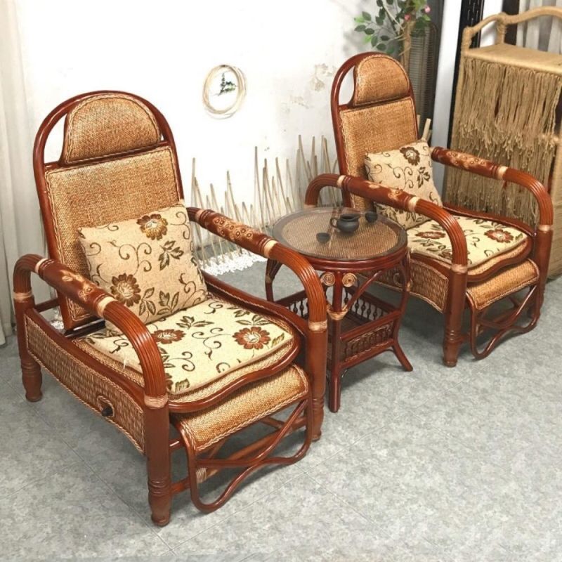 Adjustable Outside Reclining Chair Adjustable Rattan Living Room Chairs Wyz19561