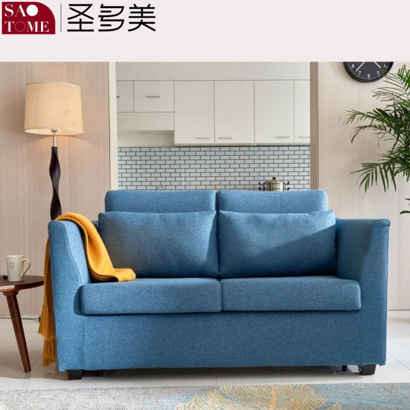 Modern Fabric Iron Frame Foldable Sofa Bed