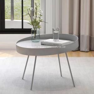 Nordic Minimalist Sofa End Side Table Round Small Coffee Table