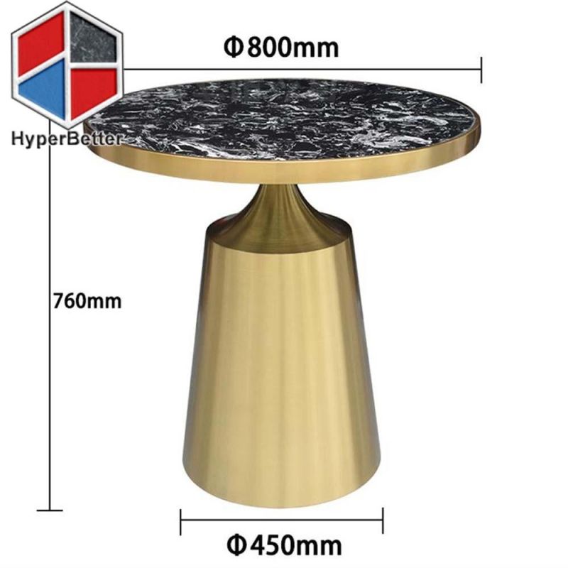 Nero Marquino Black Sintered Stone Coffee Table Round Shape