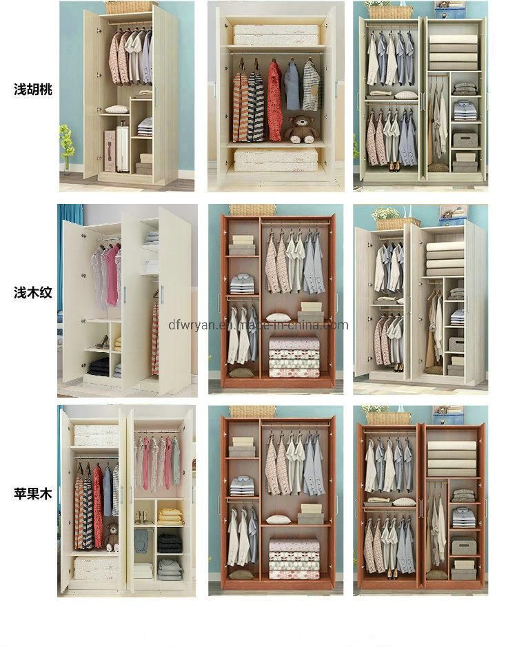 MFC Melamine Board Storage Drawer Wardrobe Wall Kitchen Cabinet