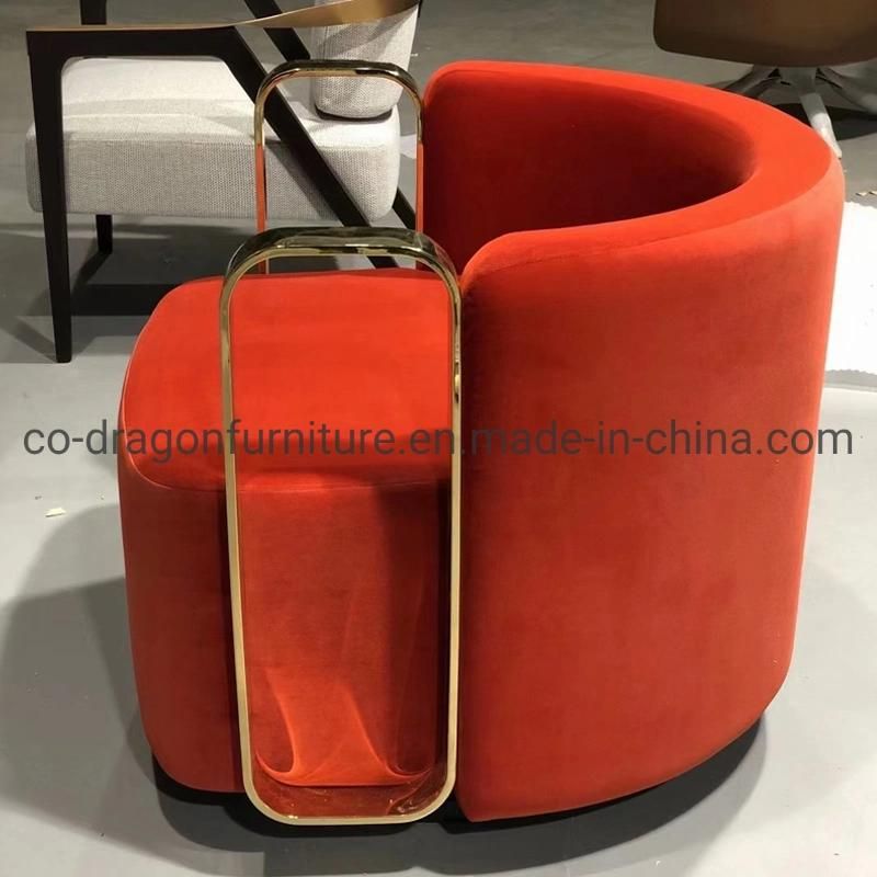 Hot Sale Home Furniture Swivel Fabric Simple Leisure Sofa Chair