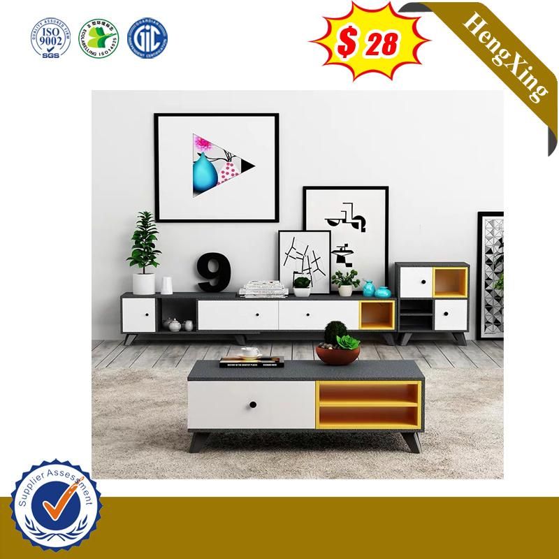 Factory Cheapest Price TV Stand Cabinet Wooden Side Coffee Table