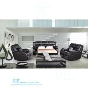 Modern Leather Recliner Sofa Set for Home Theater (DW-6035S)