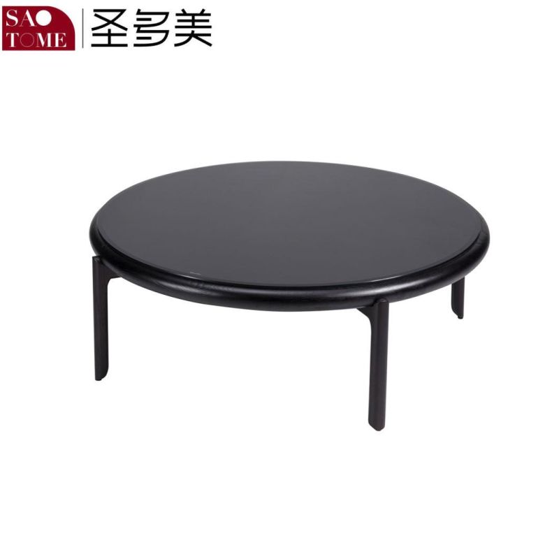 Simple Design Wooden Round Living Room Round Table