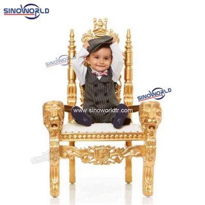 Competitive Party King Diamond Kids Throne Chair for Wedding Decoration Use