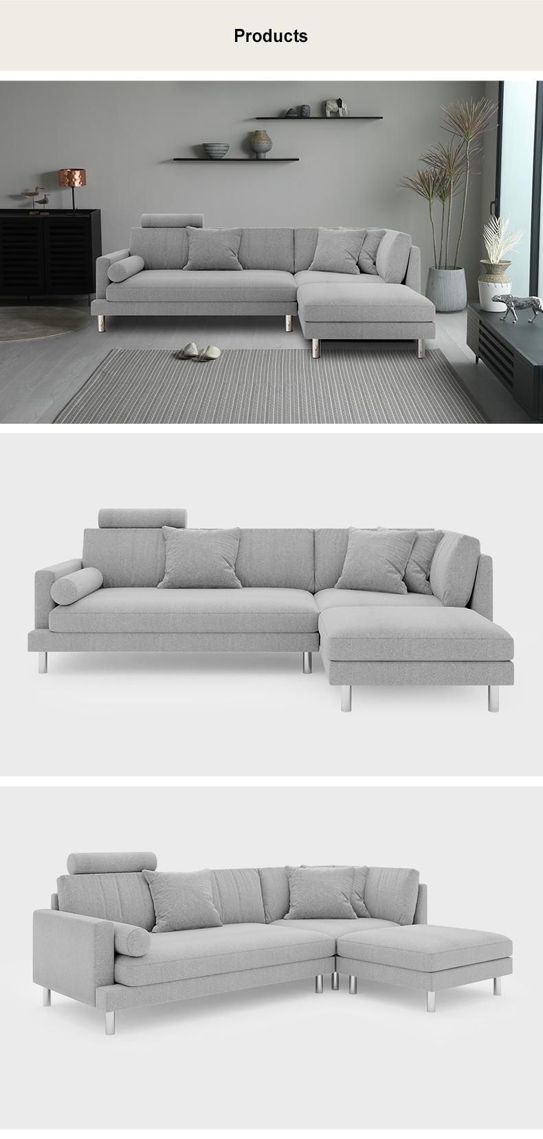 High Back Corner Sectional Couch Furniture Sofa Hot Sale