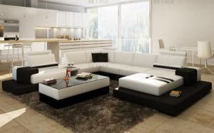 Living Room Sofa Specific Use and Wood Material Corner Sofa