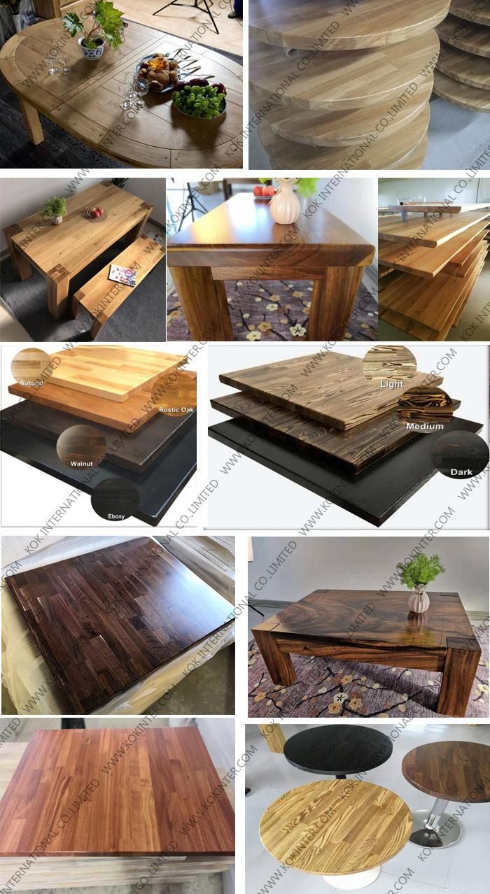 Solid Wooden Table Top Square Table Worktop Coffee Table Top