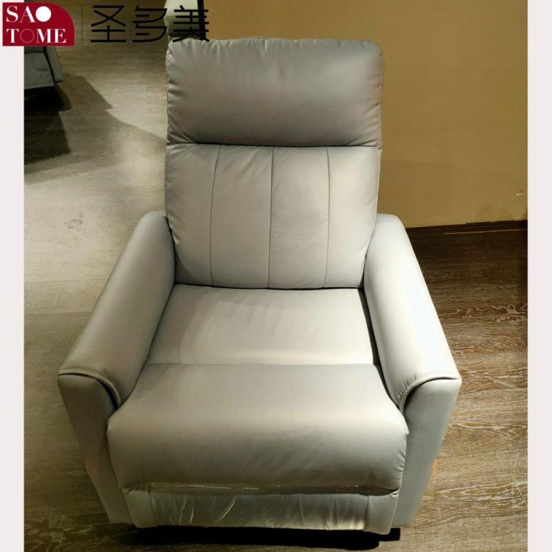 Modern Double Armrest Stain Resistant Tech Fabric Retractable Functional Sofa