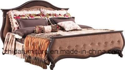 Classical Bedroom Furniture/Fabric Bed/European Bed