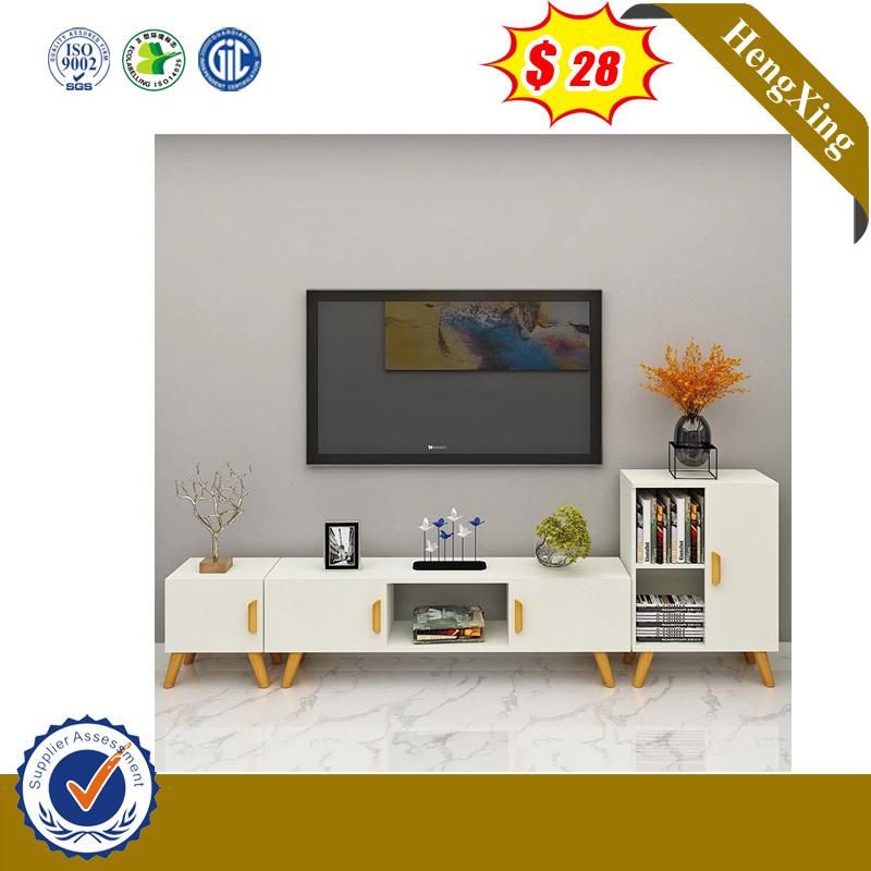 Wholesale Simple Wood White Tvstand with TV Storage (Hx-8nr0989)