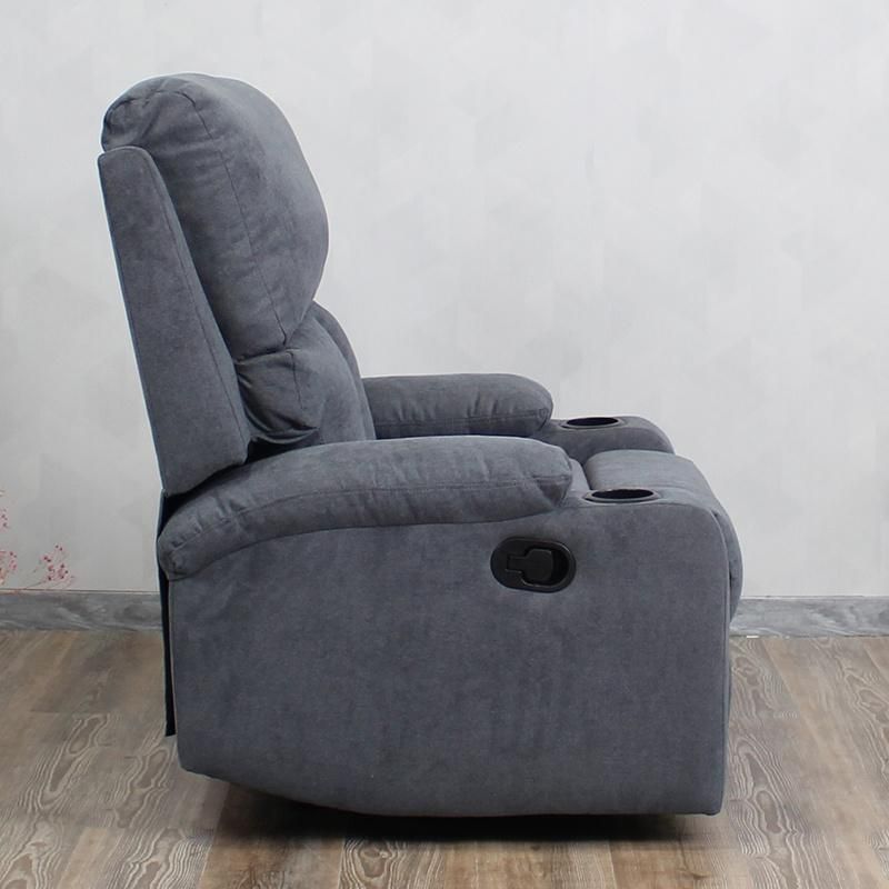 Factory Direct Supply Manual Recliner with Cup Holders