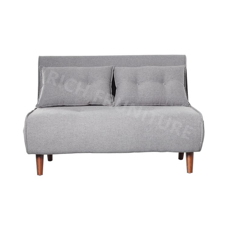 Linen Fabric Simple Living Room Sofa Bed