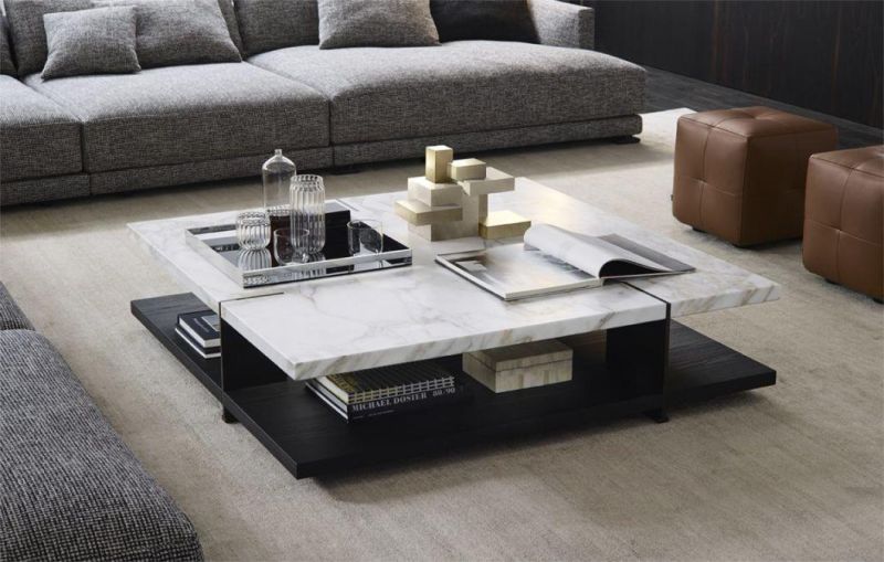 Bristol, Wooden Coffee Tables, Latest Italian Design Living Room or Bedroom Set in Home and Hotel Furniture Custom-Made