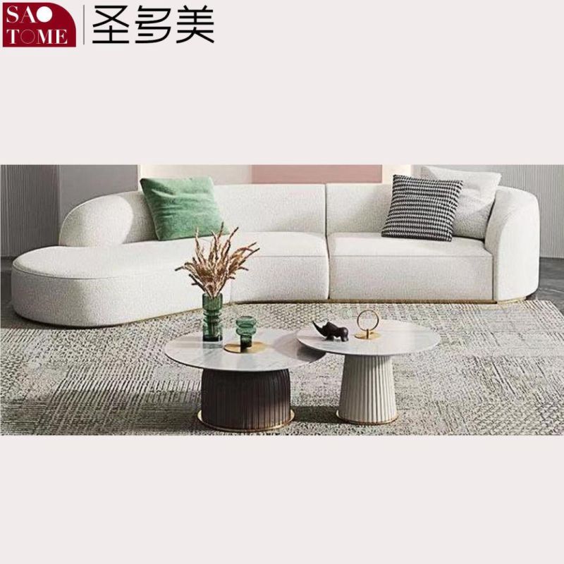 Medium Backrest Sofa Home Furniture Comfortable Corner Sofa