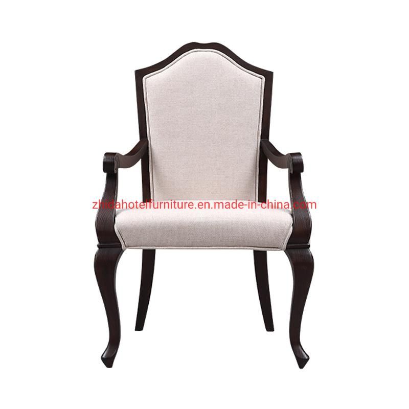 Restaurant Chinese Modern Style Hotel Door Leather Club Fabric Chair