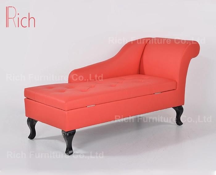 Latest Chesterfield Wooden Sofa Set Chaise Lounge Sofa Set