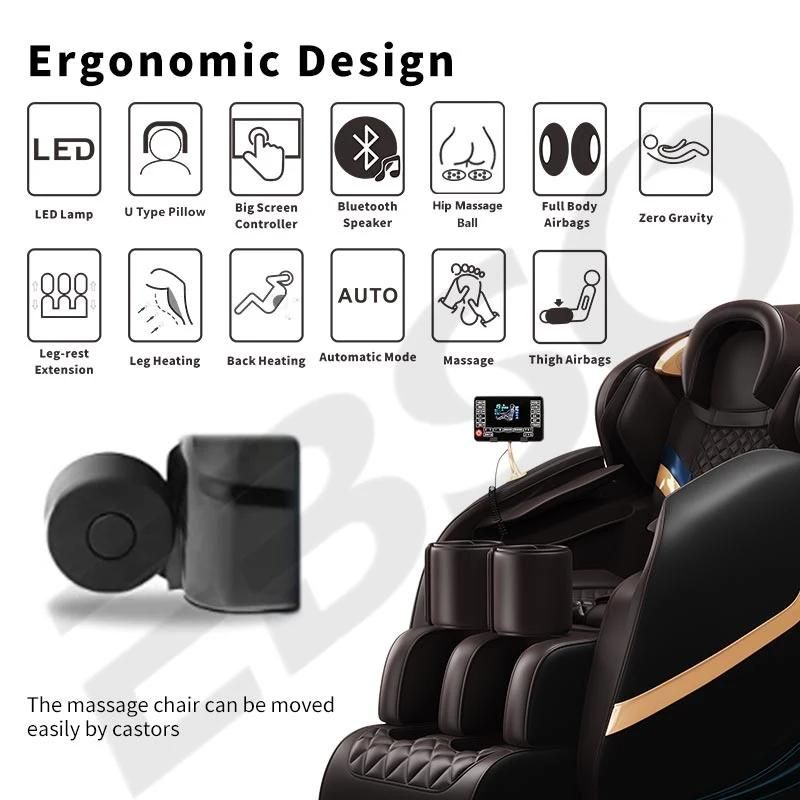 Intelligent Full-Automatic Full Body Touch Screen Control SPA Massage Chair