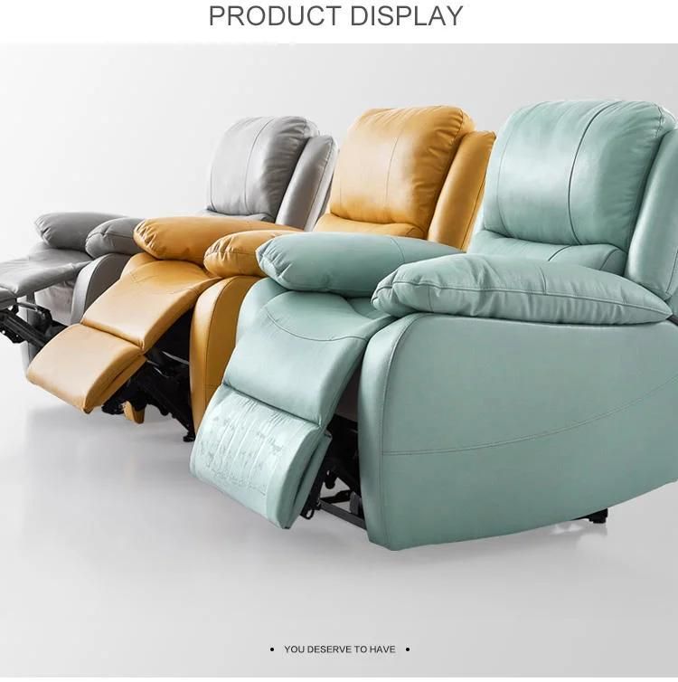 Linsy High Back China Seat Power Recliner Sofa with Armrest