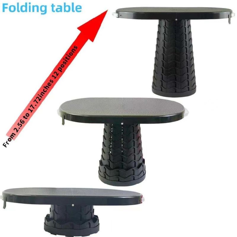 4400mA Large Capacity Power Retractable Folding Table and Stool