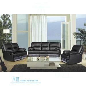 Modern Leather Recliner Sofa for Home Theater (DW-6018-1S)