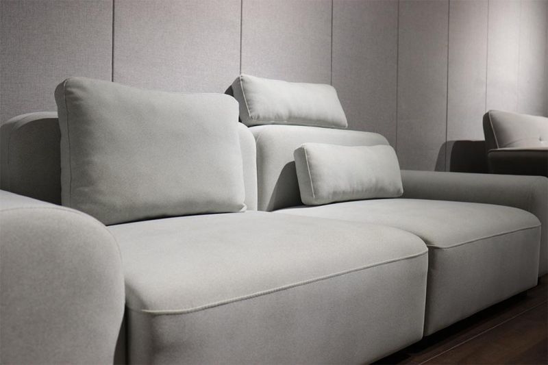 Modern Minimalist Luxury Living Room Furniture L Shape Fabric Sofa