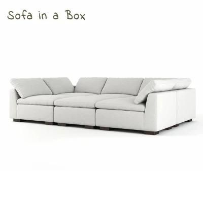 Mebel Home Furniture Music Play Modern European Interior Living Room Sofa Furniture USB Charge White Leather Sofa Set