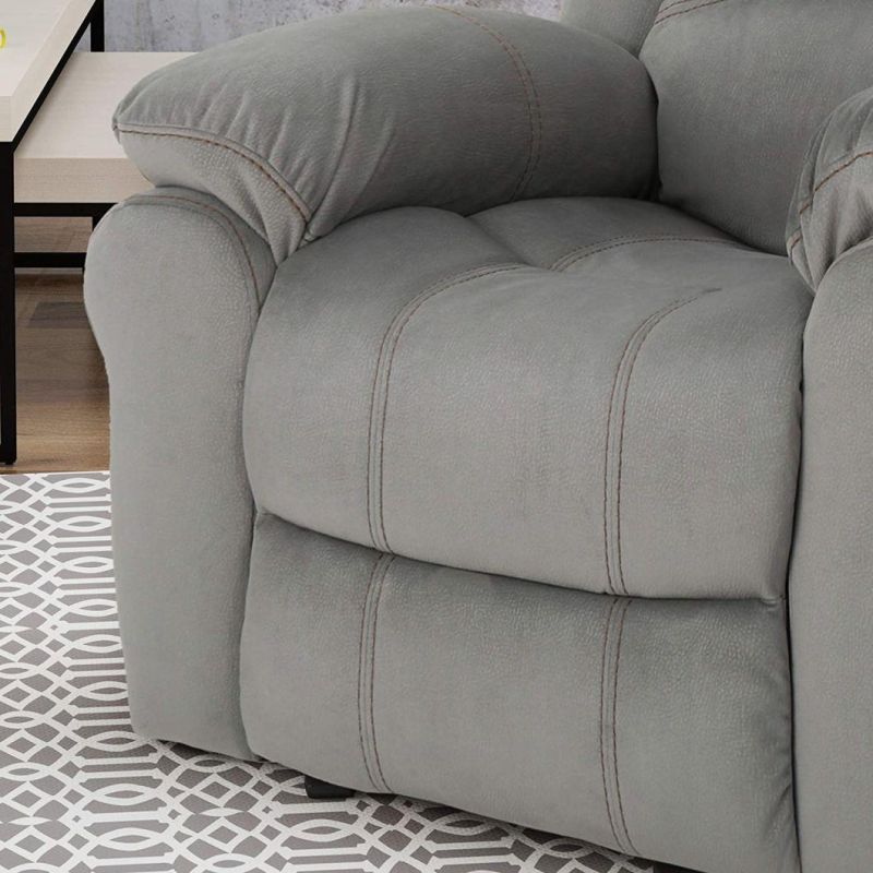 Jky Furniture Modern Fabric Adjustable Manual Recliner Sofa Chair