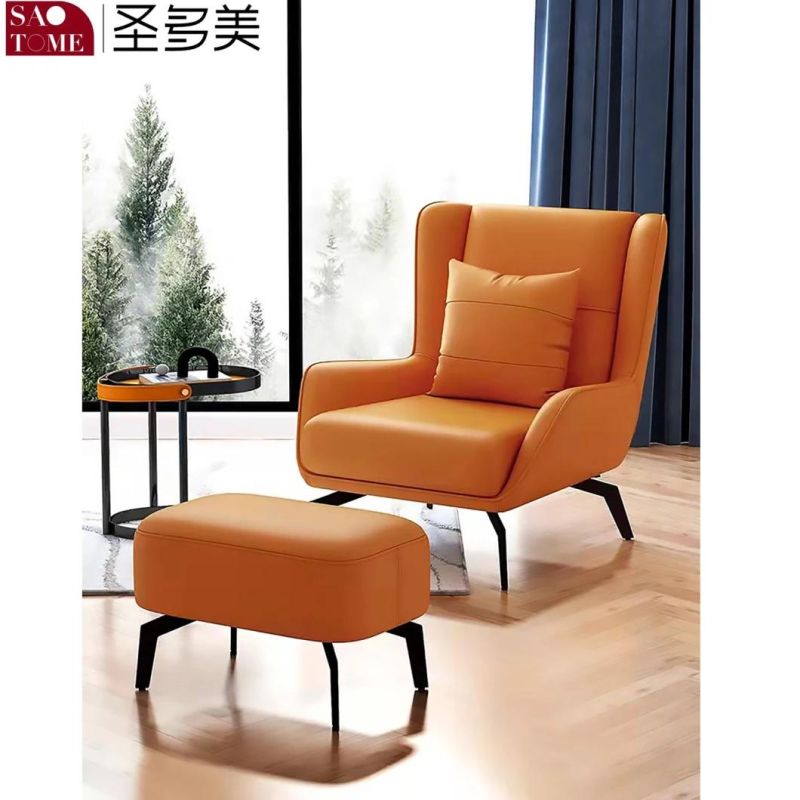 Modern Designer Furniture Leather Lounge Chair with Arm