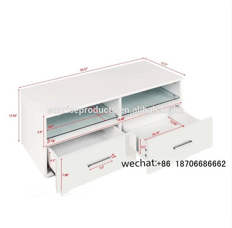 TV Bench with High Glossy UV Surface