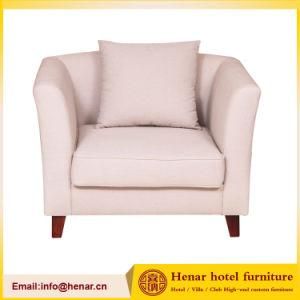 Modern Grey Single Lounge Sofa for Hotel